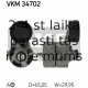 SKF VKM-34702 (6), Spriegotājrullītis, Daudzceliņu siksna