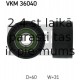 SKF VKM-36040 (6), Parazītrullis / vadošais rullis, daudzceliņu siksna