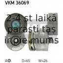 SKF VKM-36069 (6), Spriegotājrullītis, Daudzceliņu siksna