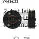 SKF VKM-36122 (6), Parazītrullis / vadošais rullis, daudzceliņu siksna