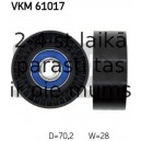 SKF VKM-61017 (6), Parazītrullis / vadošais rullis, daudzceliņu siksna