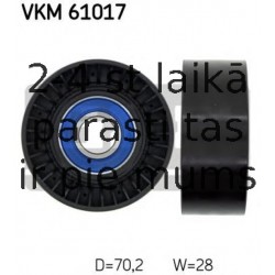 SKF VKM-61017 (6), Parazītrullis / vadošais rullis, daudzceliņu siksna