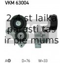 SKF VKM-63004 (6), Spriegotājrullītis, Daudzceliņu siksna