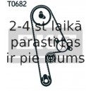 SKF VKM-73005 (6), Spriegotājrullītis, zobsiksna