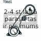 SKF VKM-74604 (6), Spriegotājrullītis, zobsiksna