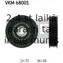 SKF VKM-68001 (6), Parazītrullis / vadošais rullis, daudzceliņu siksna
