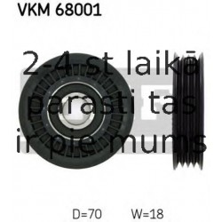 SKF VKM-68001 (6), Parazītrullis / vadošais rullis, daudzceliņu siksna