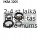 SKF VKBA-3205 (6), Комплект подшипника ступицы колеса