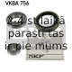 Комплект подшипника ступицы колеса SKF VKBA 756