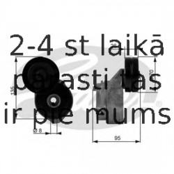 Натяжной ролик, поликлиновой ремень GATES T38430