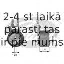 Натяжной ролик, ремень ГРМ GATES T43119